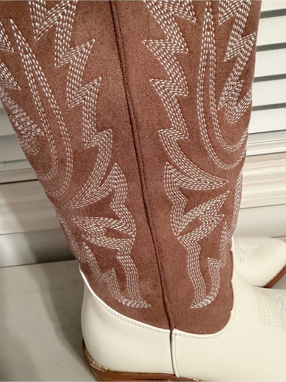 Western Cowboy Cowgirl Boots Krista Horton X Pink Lily Size 7 Coastal Womens New - Picture 6 of 15